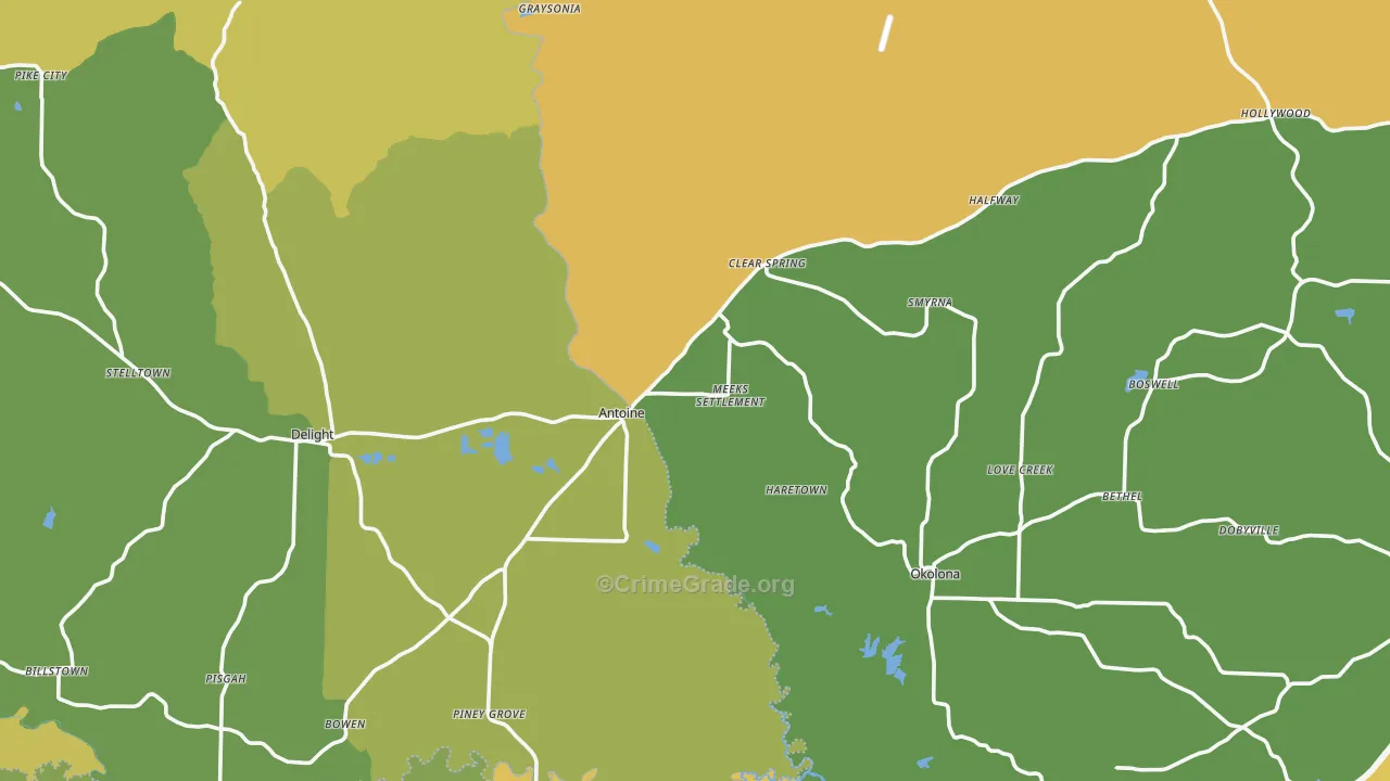 Antoine, AR Map of Assault Rates