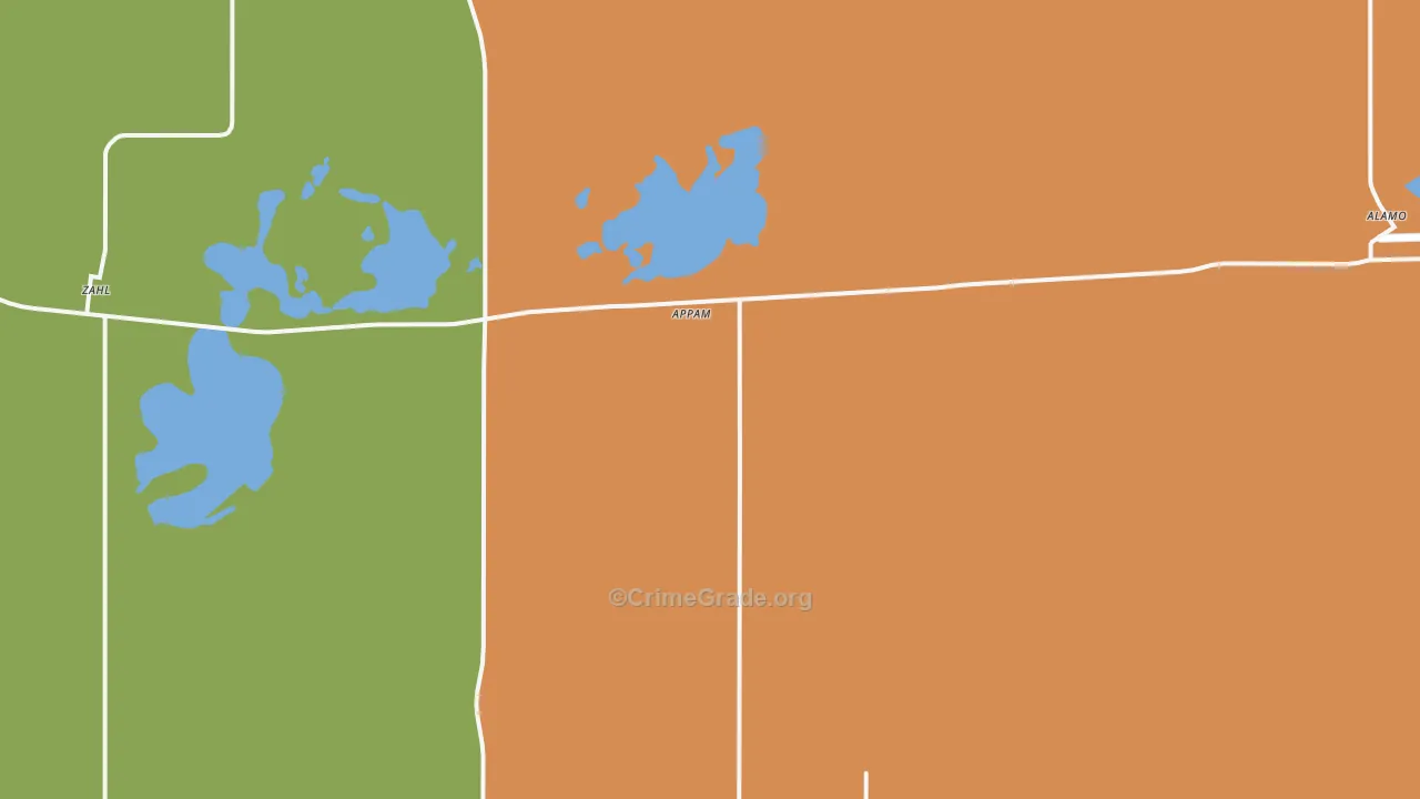 Appam, ND Map of Assault Rates