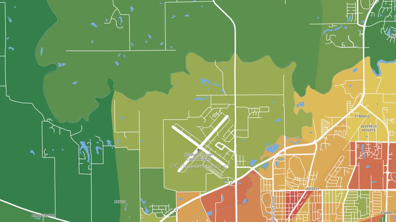 Archer, IL Map of Assault Rates