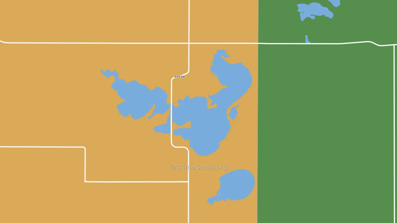 Arena, ND Map of Assault Rates