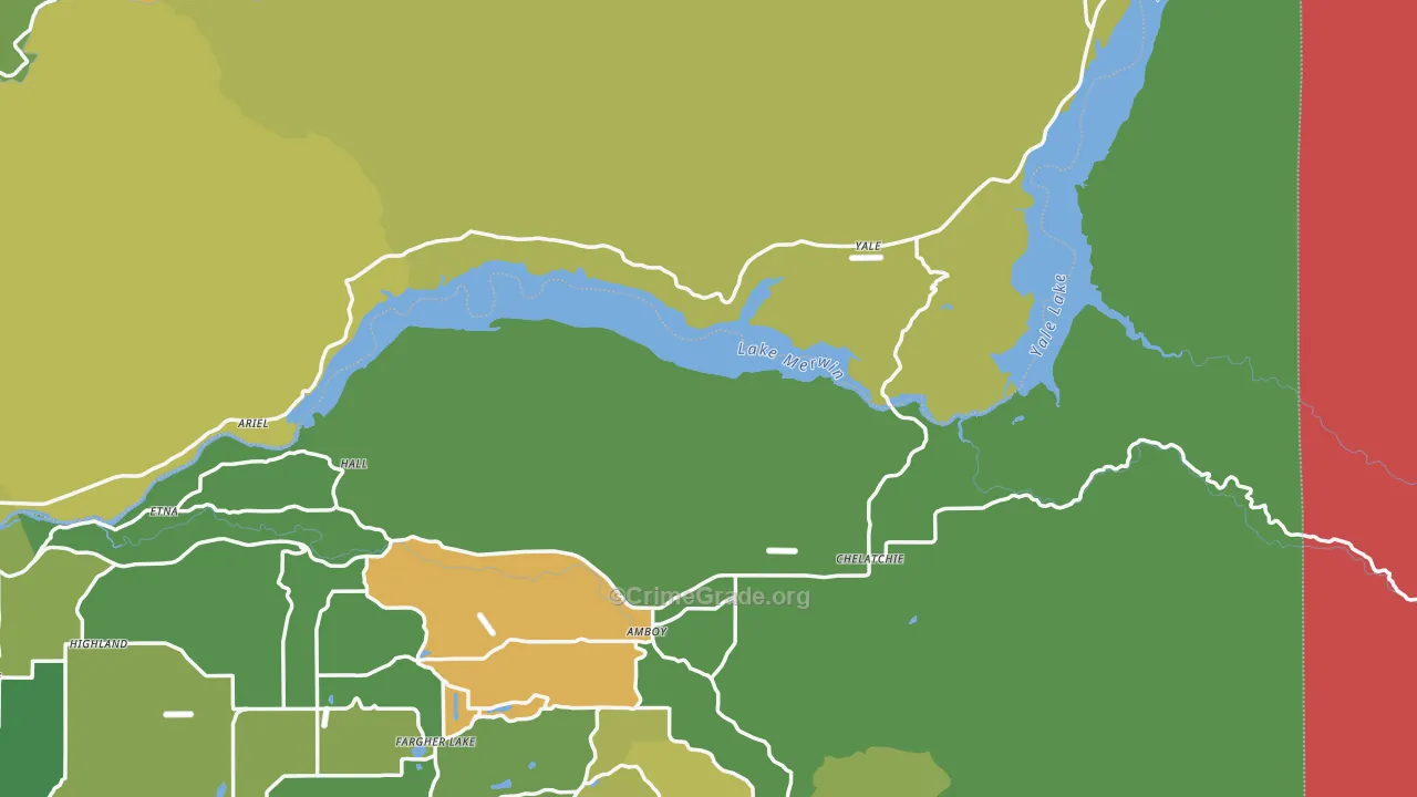 Ariel, WA Map of Assault Rates