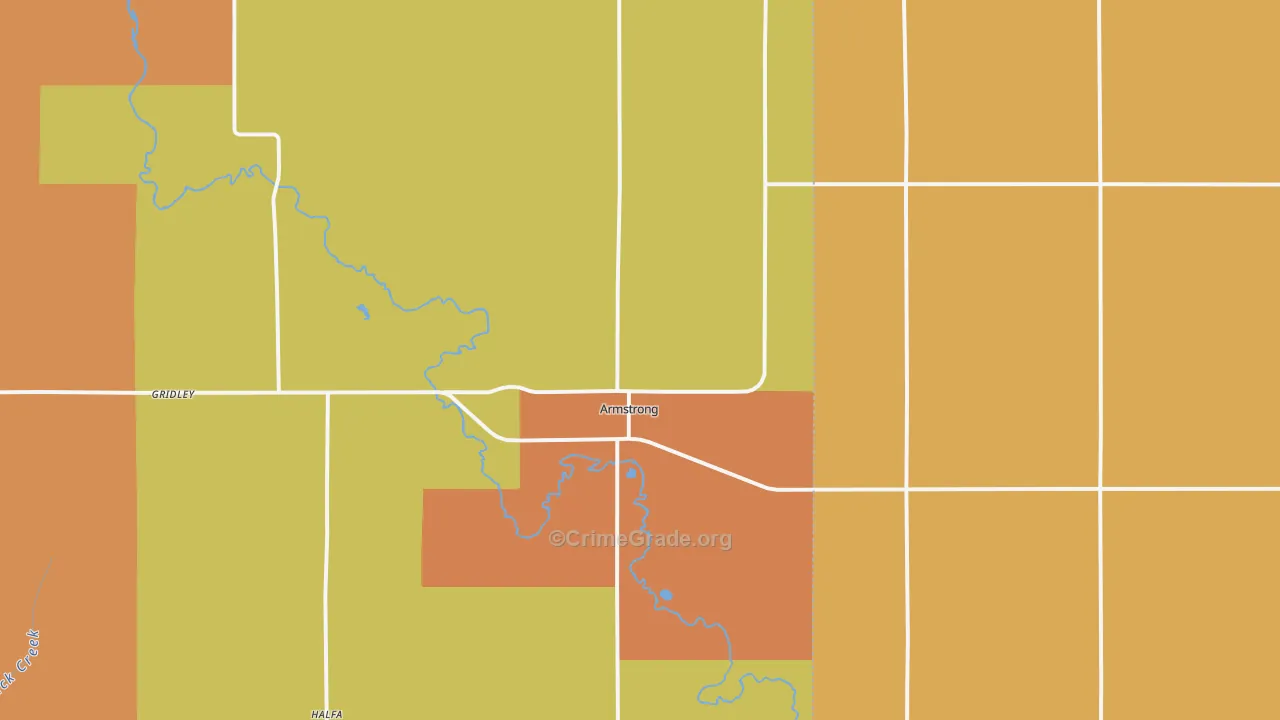 Armstrong, IA Map of Assault Rates