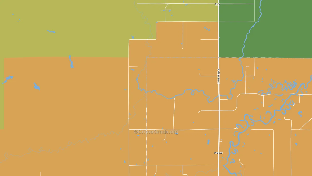 Arnheim, MI Map of Assault Rates