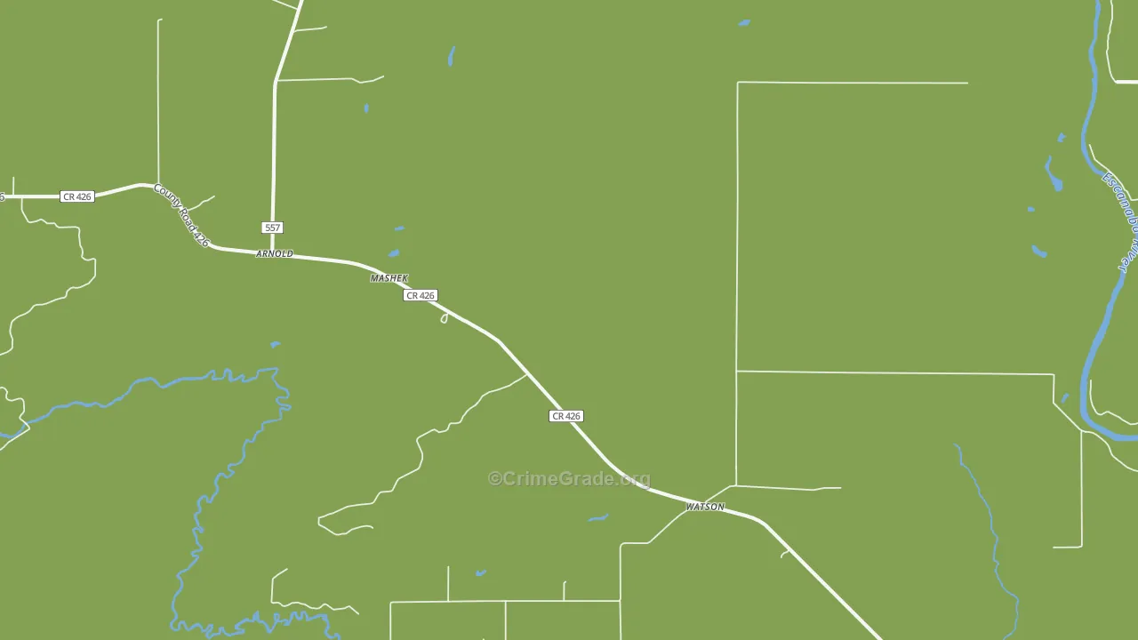 Arnold, MI Map of Assault Rates