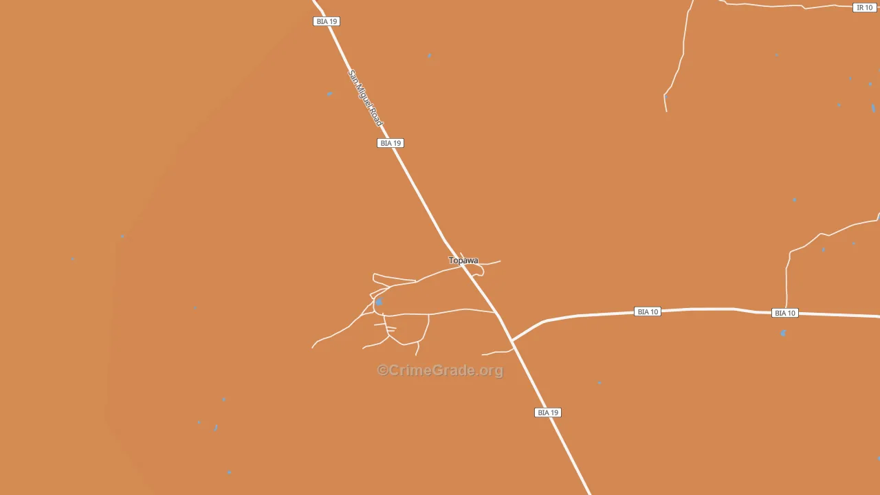 Artesa, AZ Map of Assault Rates
