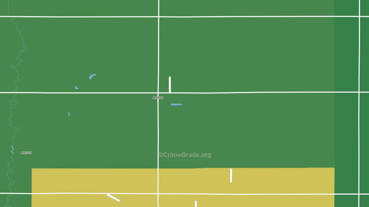 Arthur, ND Map of Assault Rates