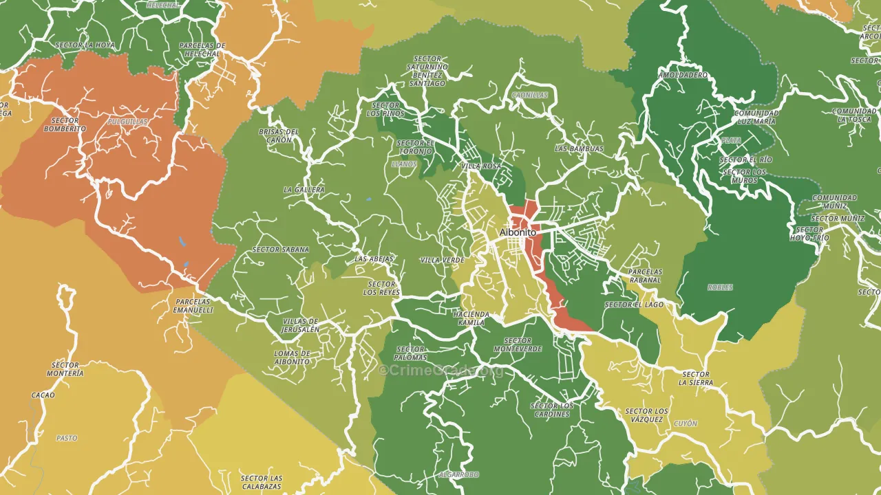 Asomante, PR Map of Assault Rates