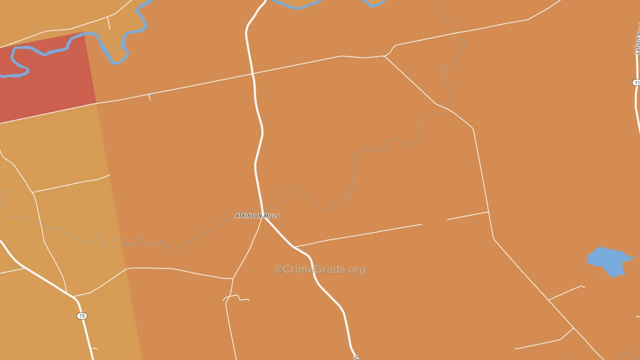 Atkinson Mills, ME Map of Assault Rates