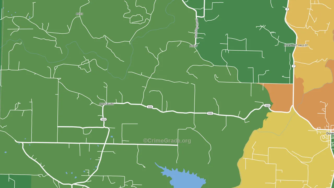 Augsburg, AR Map of Assault Rates