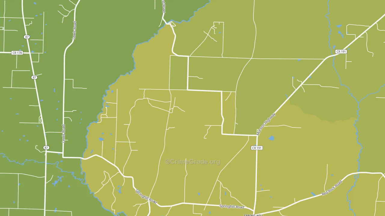 Avalon Beach, FL Map of Assault Rates
