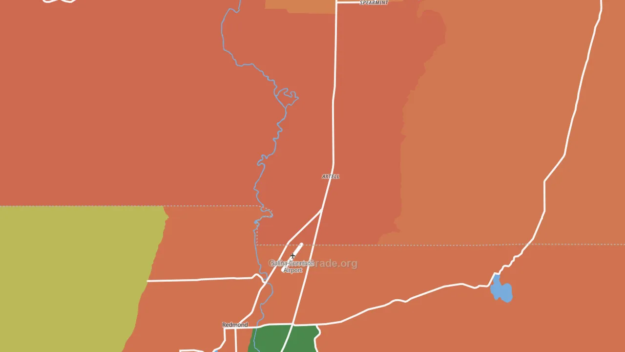 Axtell, UT Map of Assault Rates