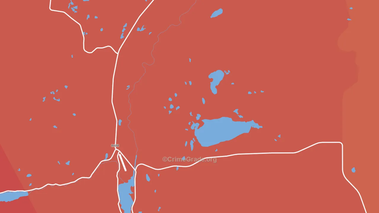 Babb, MT Map of Assault Rates