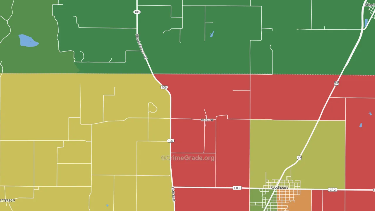 Barrow, IL Map of Assault Rates