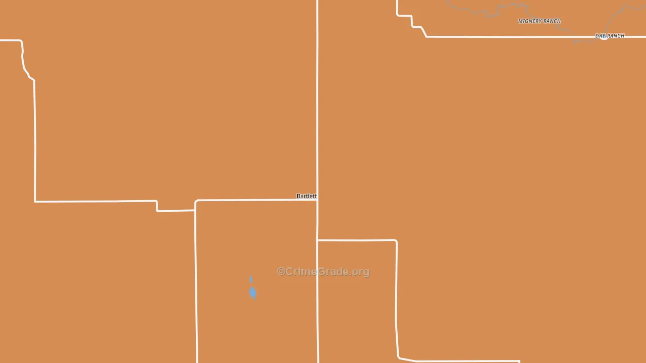Bartlett, NE Map of Assault Rates