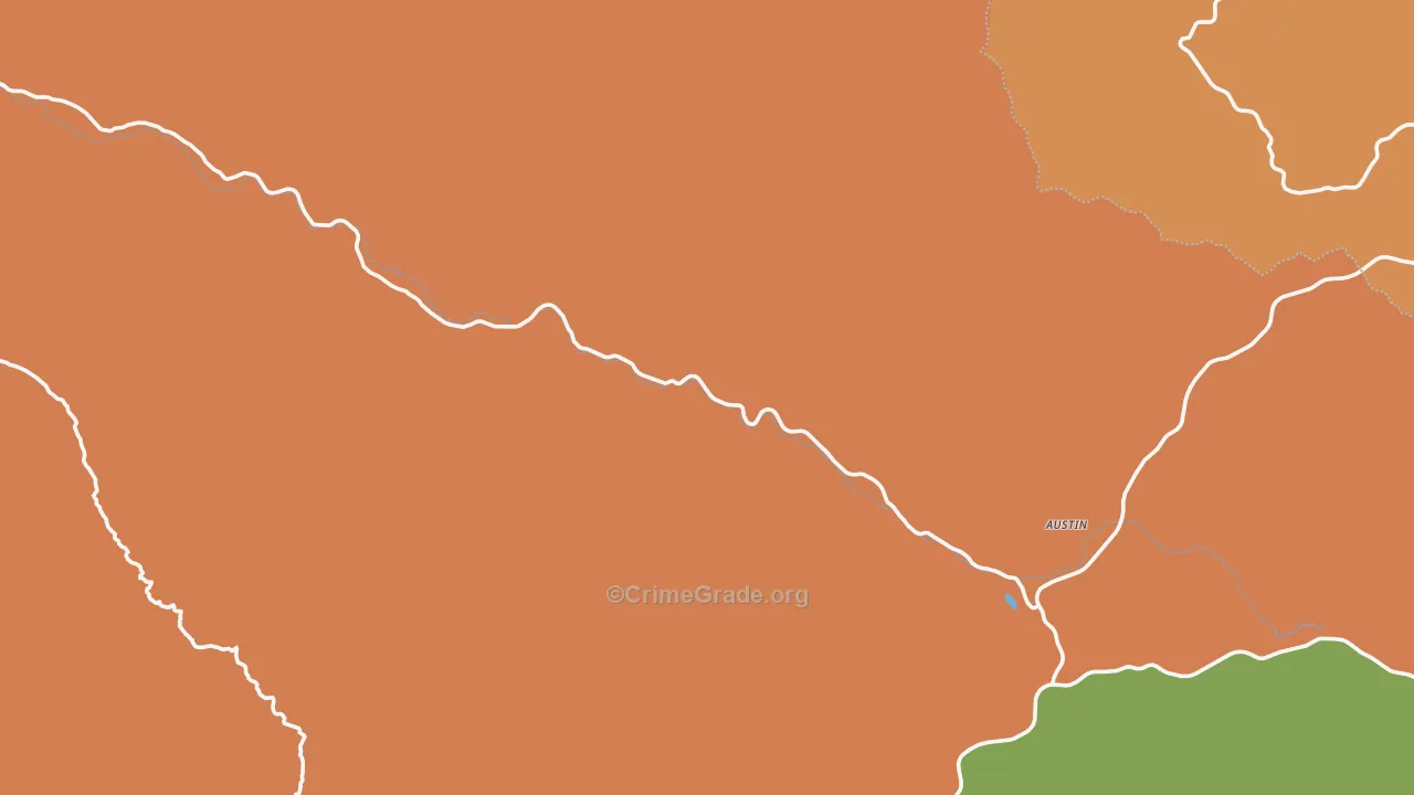 Bates, OR Map of Assault Rates