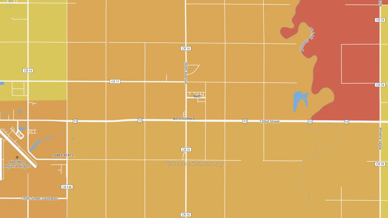 Bath, SD Map of Assault Rates
