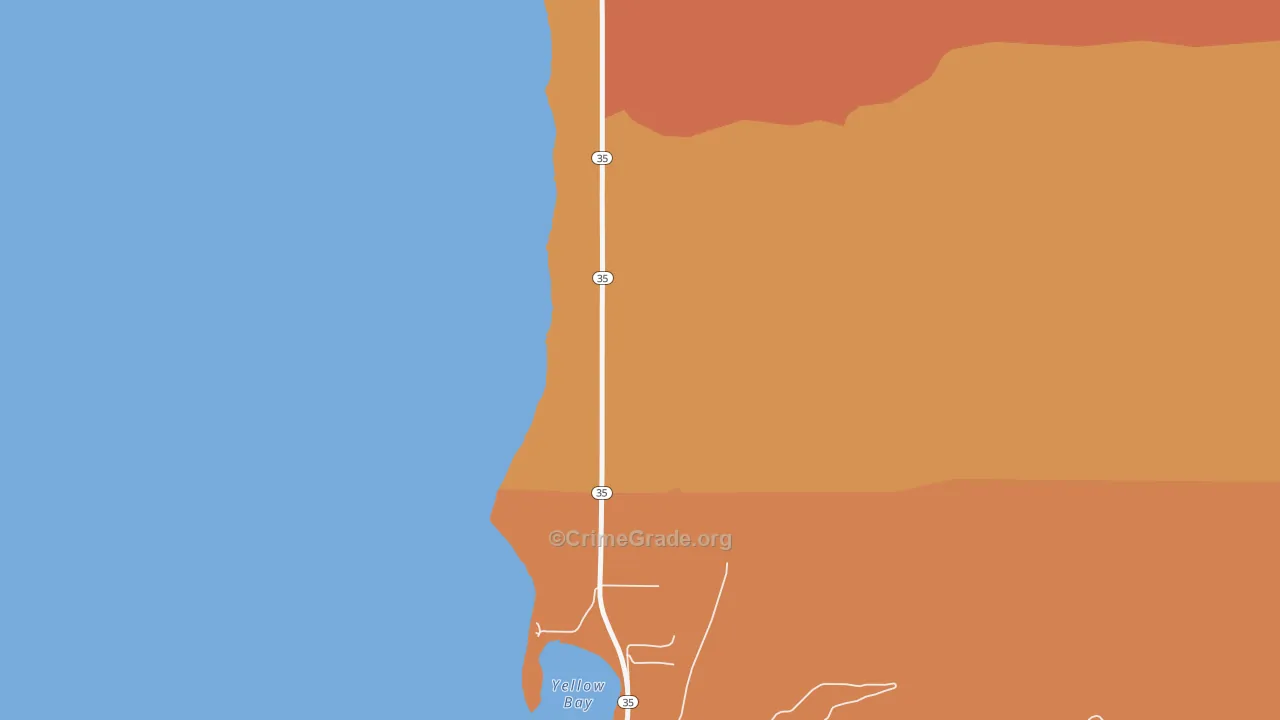 Bear Dance, MT Map of Assault Rates