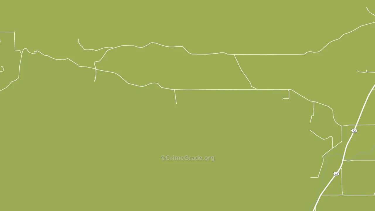 Bearcreek, MT Map of Assault Rates