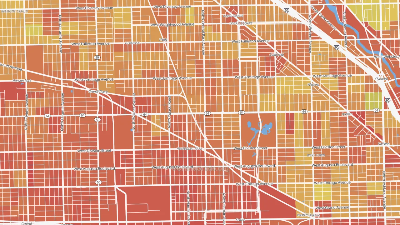 Beat 2535, Chicago, IL Map of Assault Rates