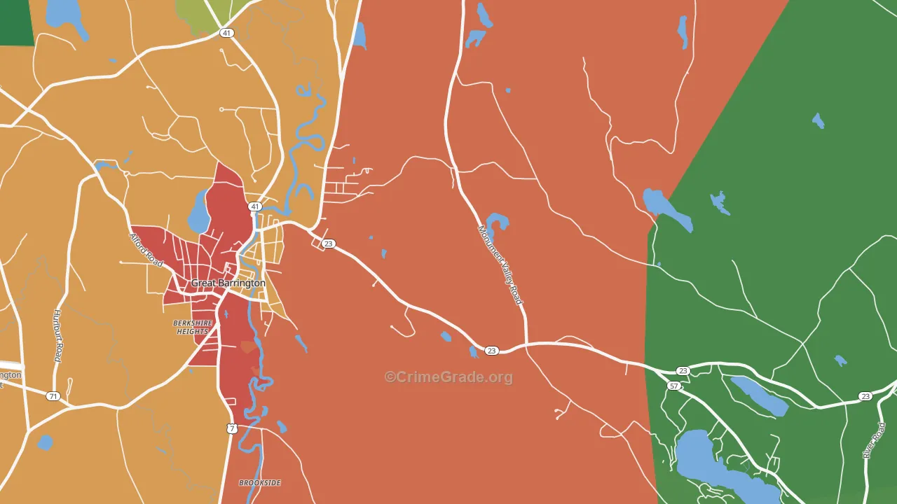 Belcher Square, MA Map of Assault Rates
