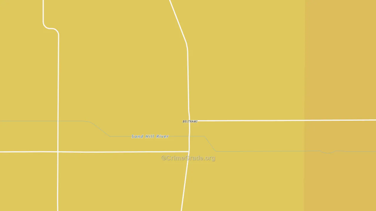 Beltrami, MN Map of Assault Rates
