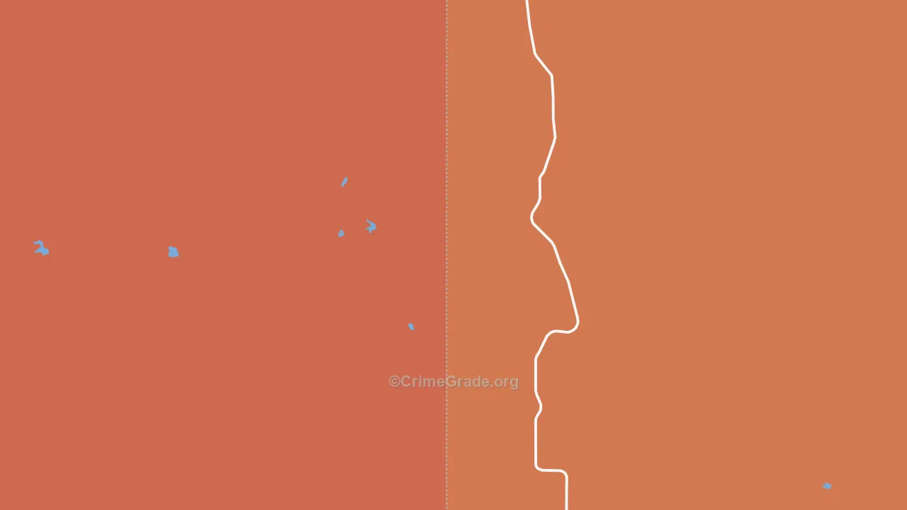 Belvidere, SD Map of Assault Rates