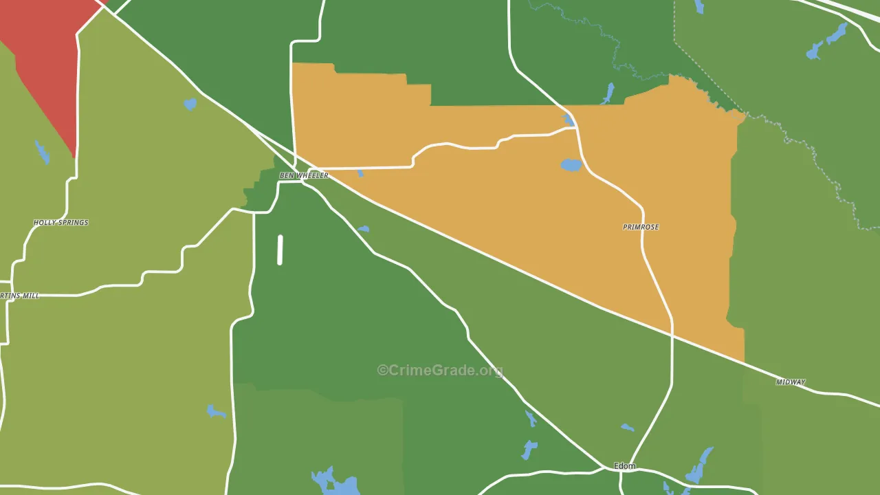 Ben Wheeler, TX Map of Assault Rates
