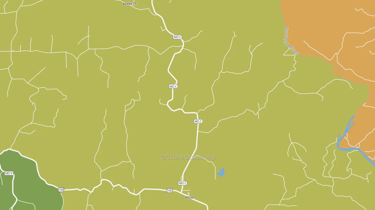 Bennett, MO Map of Assault Rates