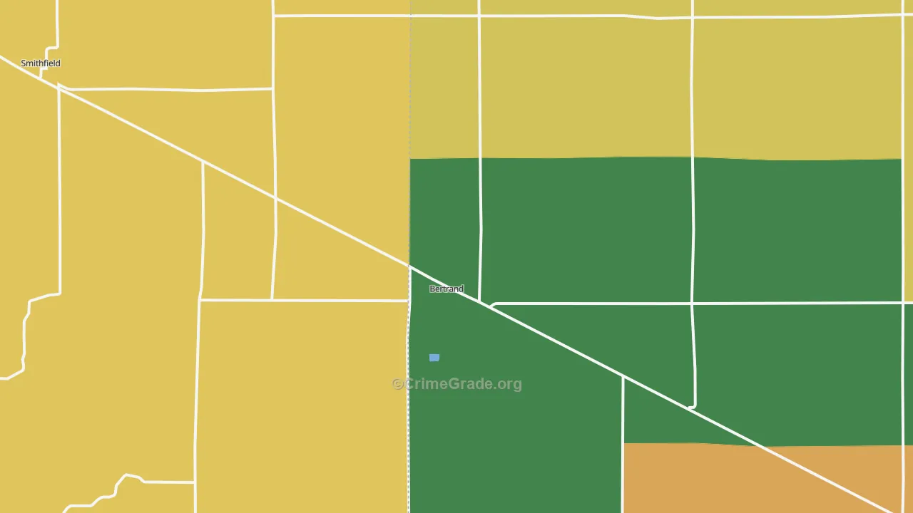 Bertrand, NE Map of Assault Rates