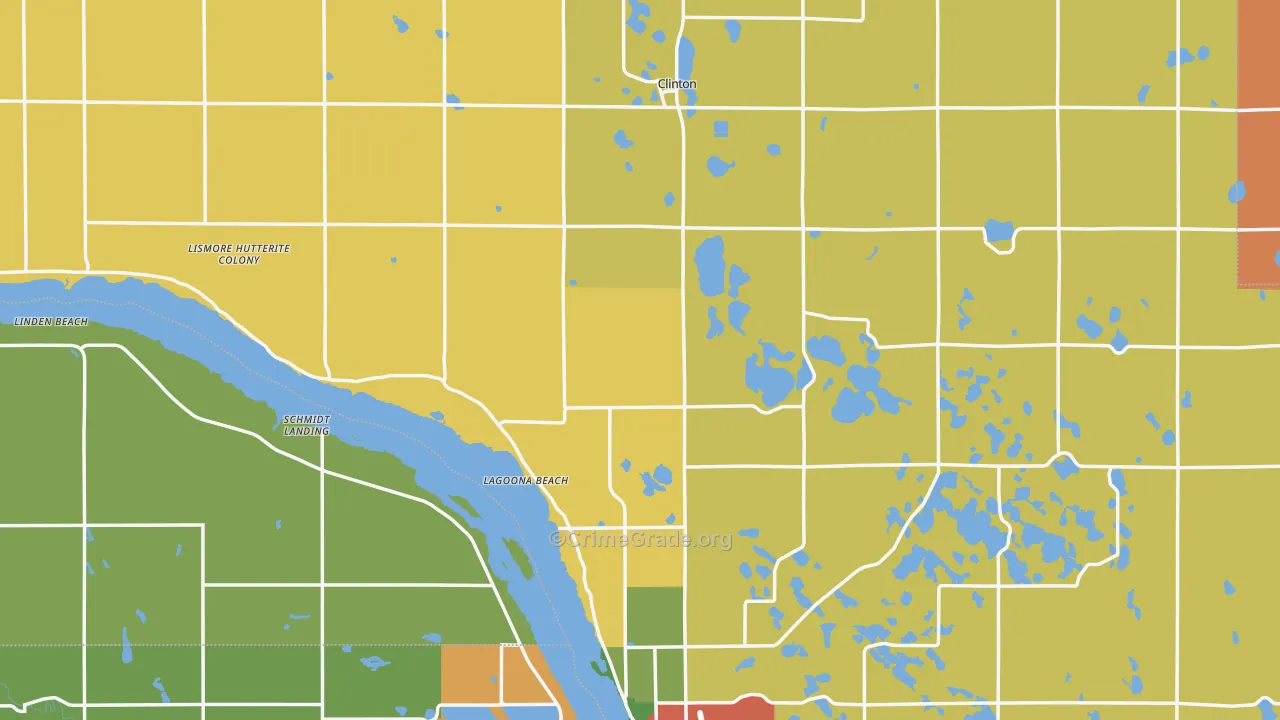 Big Stone County, MN Map of Assault Rates