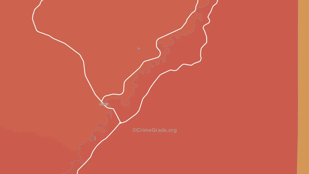 Birney Day School, MT Map of Assault Rates