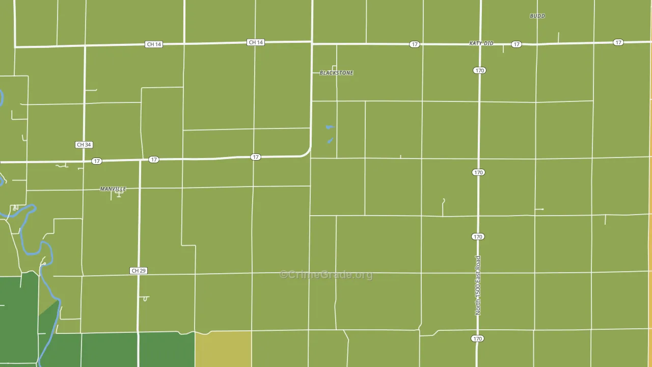 Blackstone, IL Map of Assault Rates