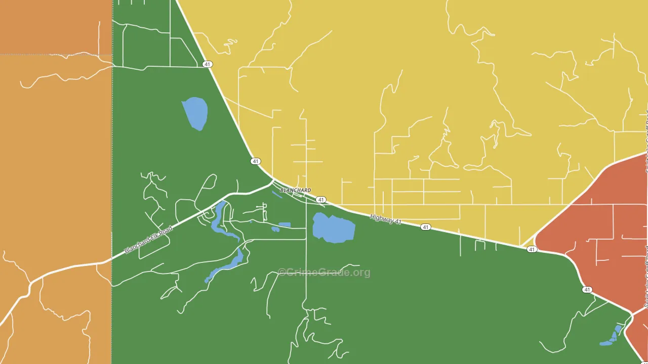 Blanchard, ID Map of Assault Rates