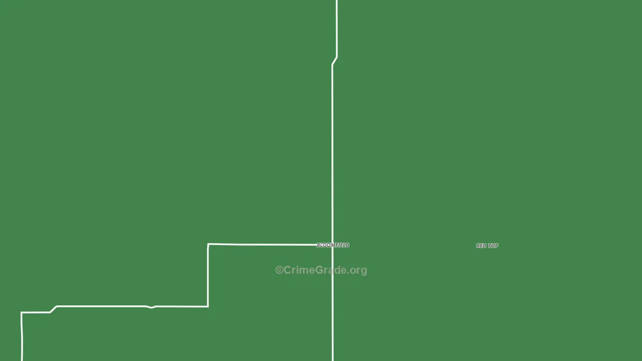 Bloomfield, MT Map of Assault Rates