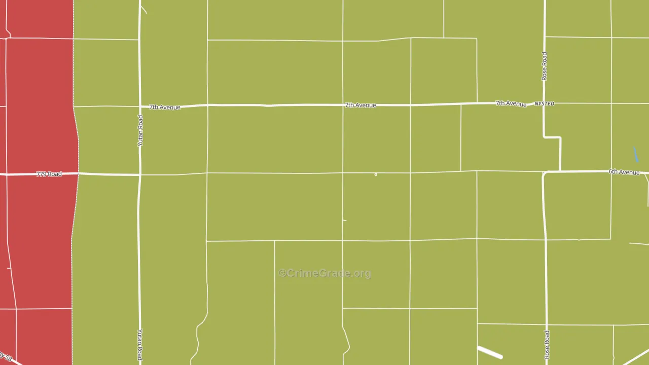 Boelus, NE Map of Assault Rates