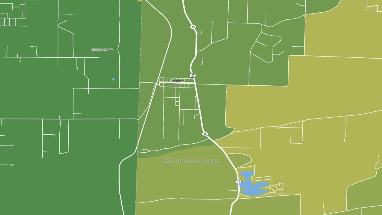 Bonanza, AR Map of Assault Rates