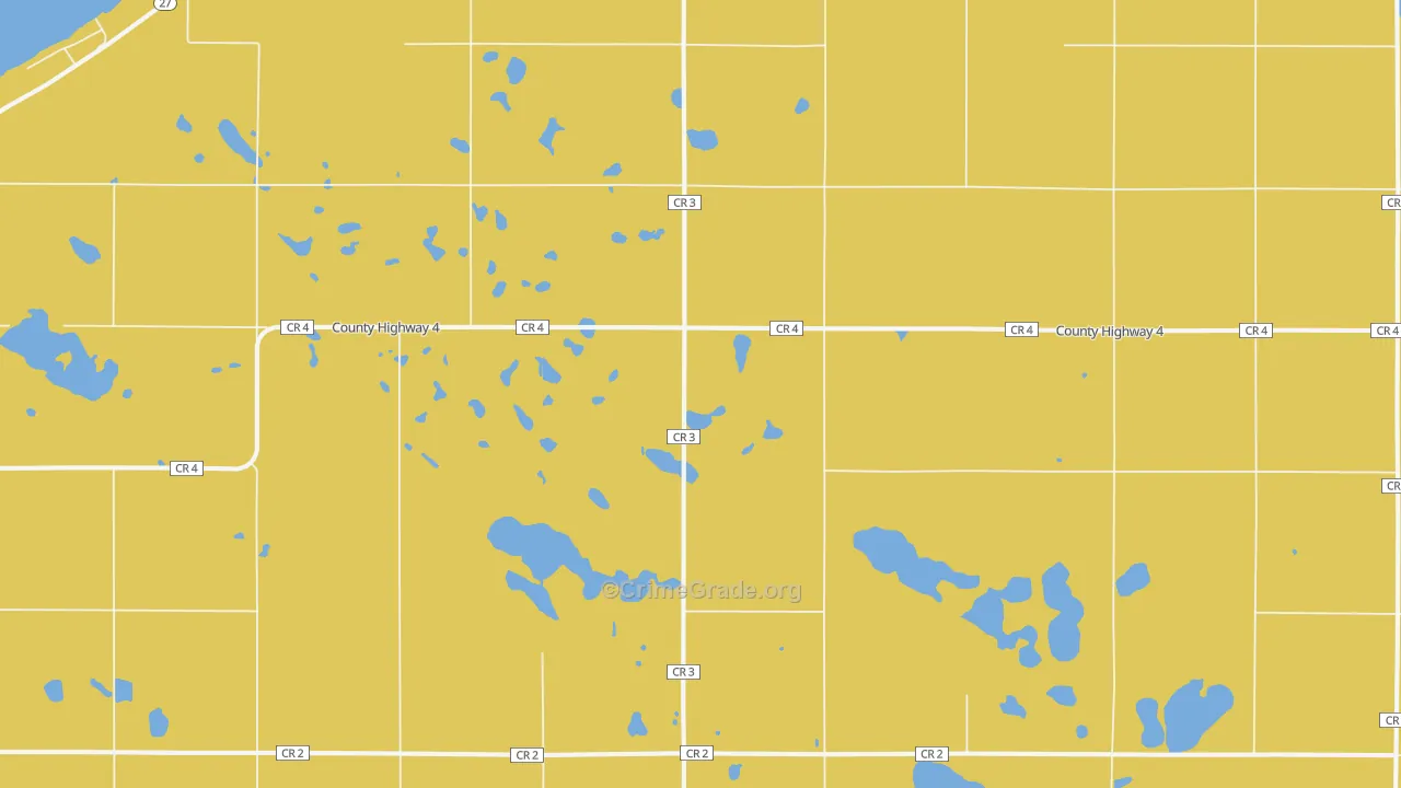 Bonanza Grove, MN Map of Assault Rates