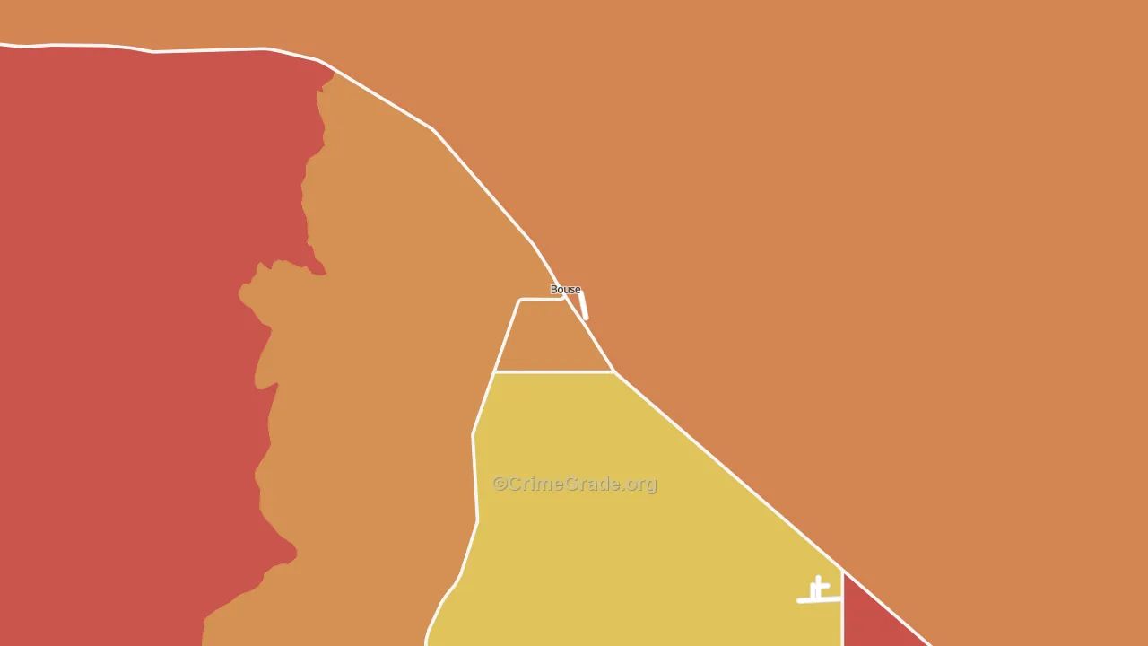 Bouse, AZ Map of Assault Rates