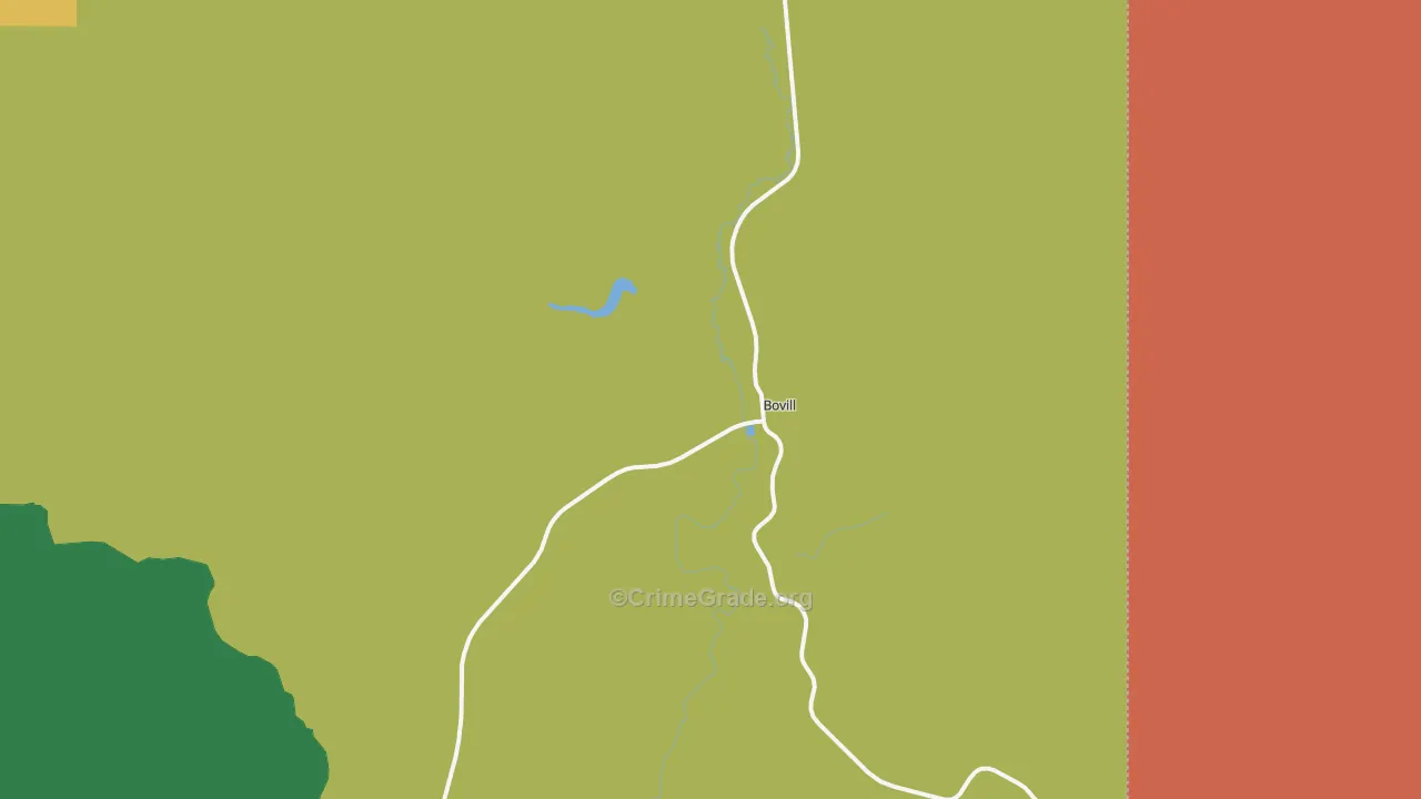 Bovill, ID Map of Assault Rates