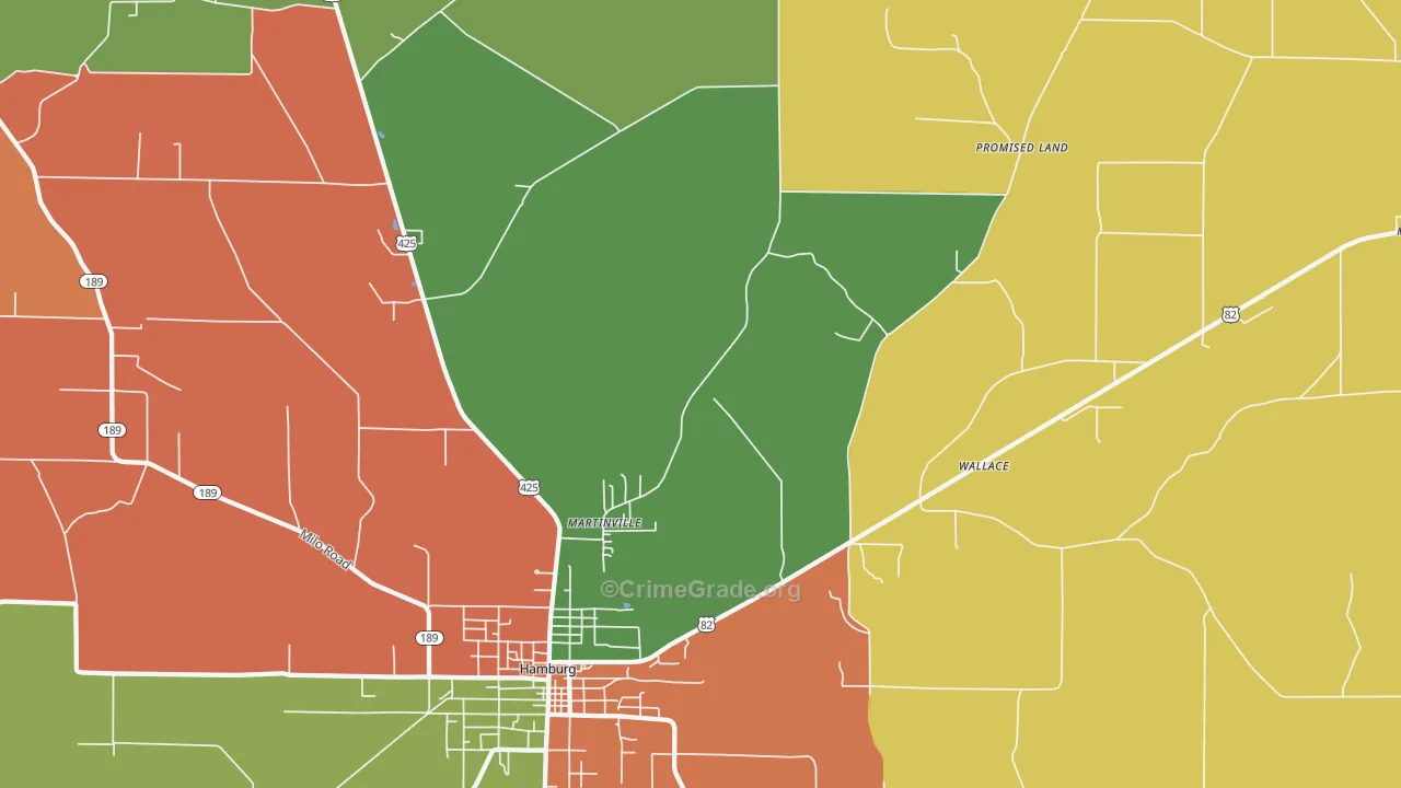Bovine, AR Map of Assault Rates