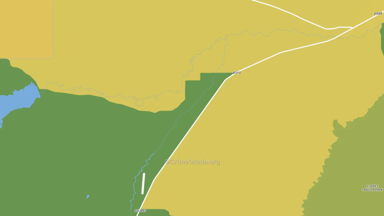 Boyd, MT Map of Assault Rates