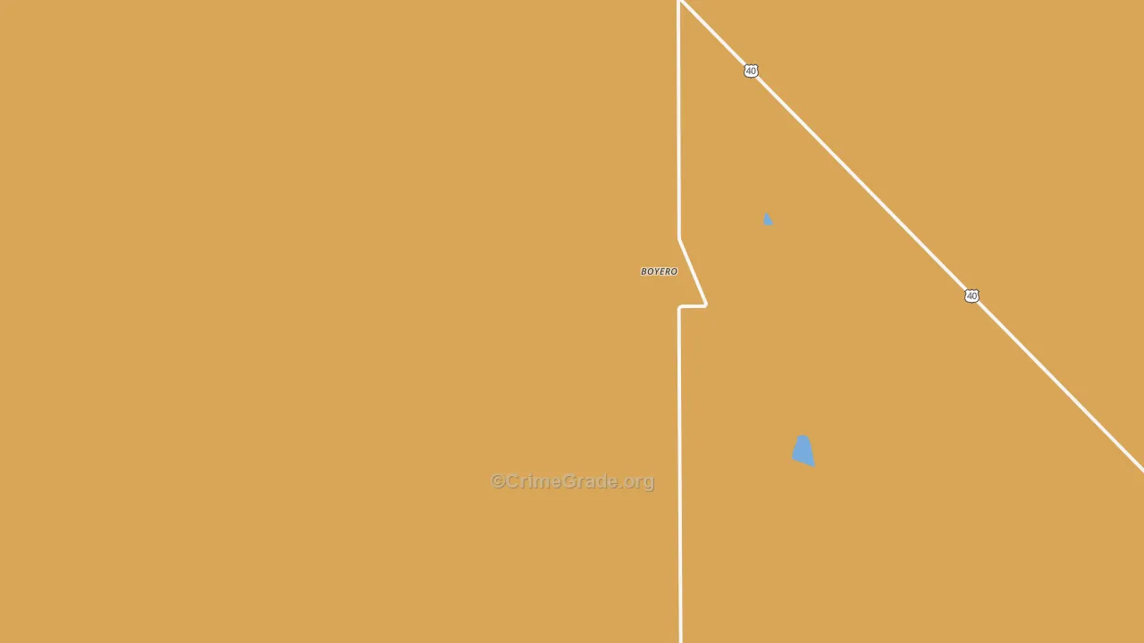 Boyero, CO Map of Assault Rates