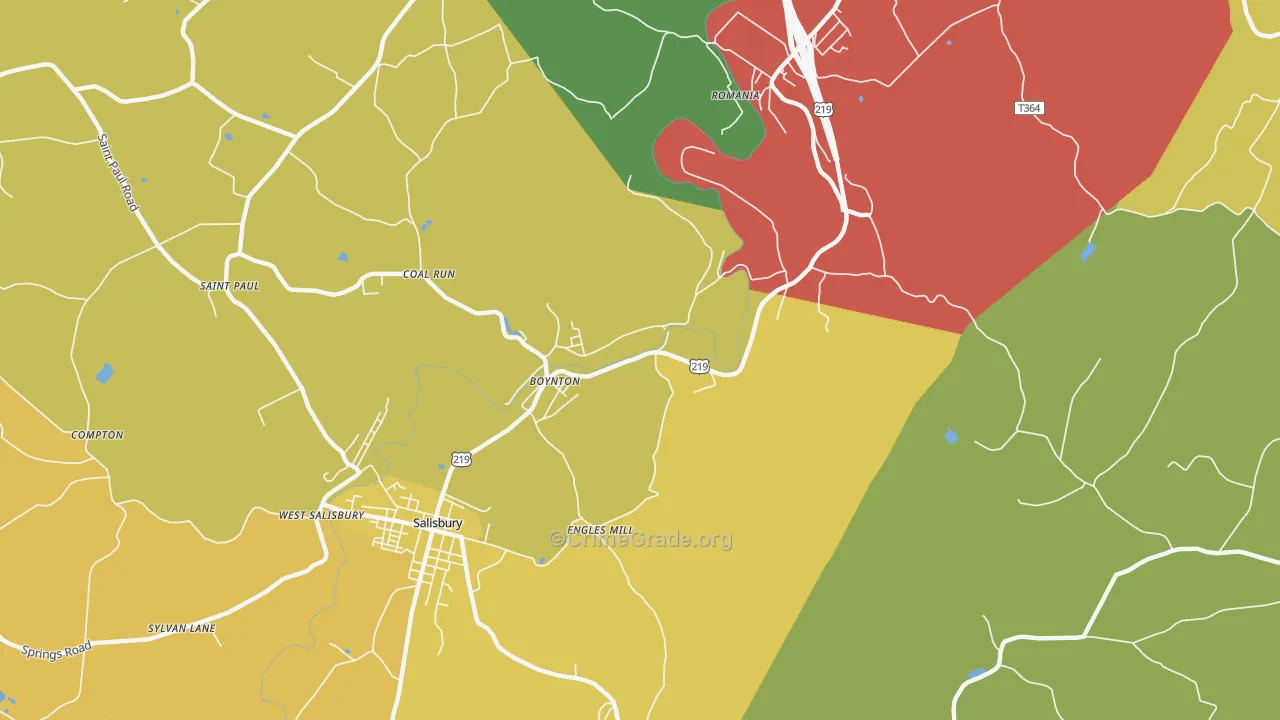 Boynton, PA Map of Assault Rates