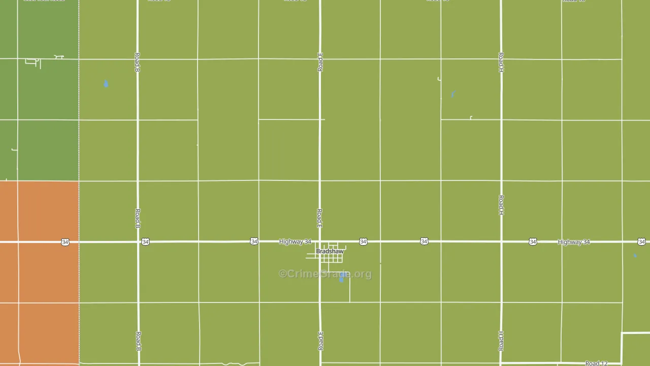Bradshaw, NE Map of Assault Rates