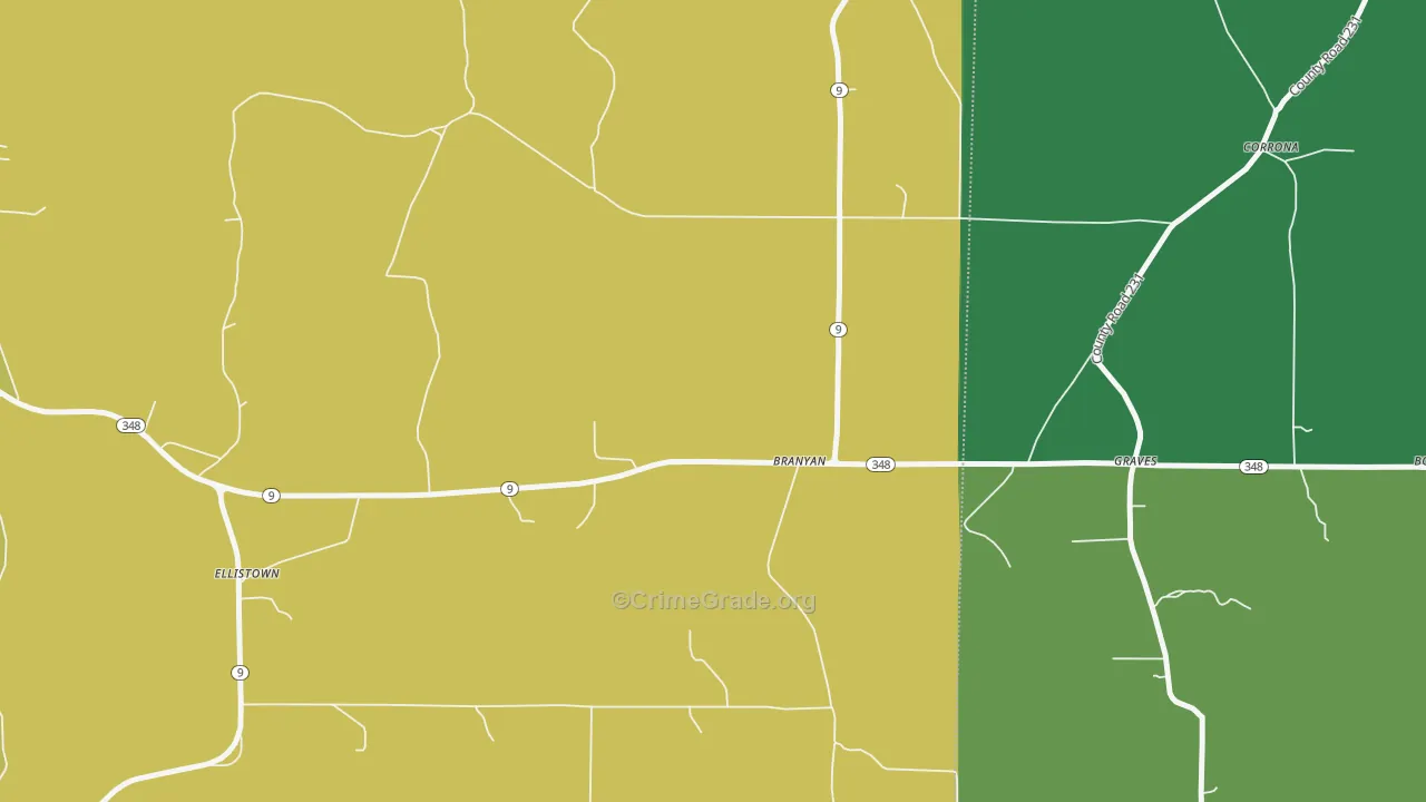 Branyan, MS Map of Assault Rates