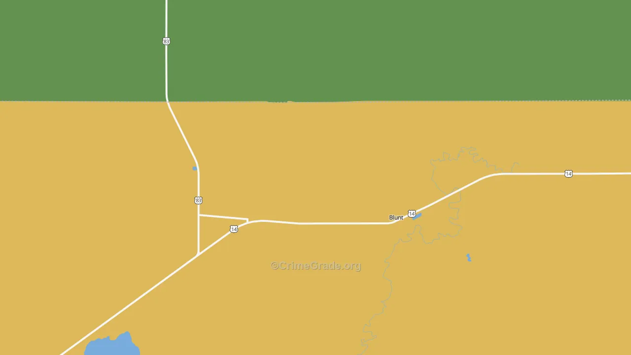 Bretton, SD Map of Assault Rates