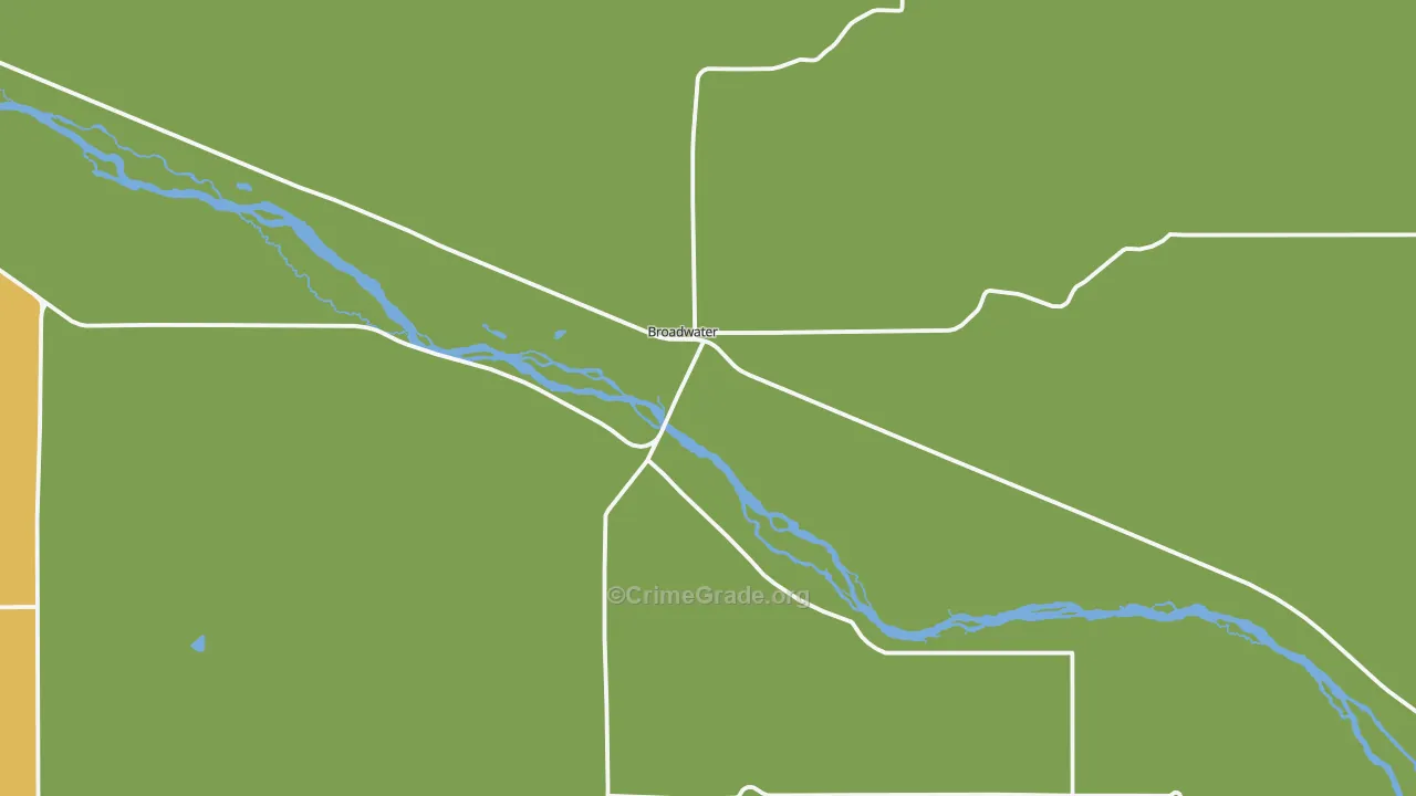Broadwater, NE Map of Assault Rates