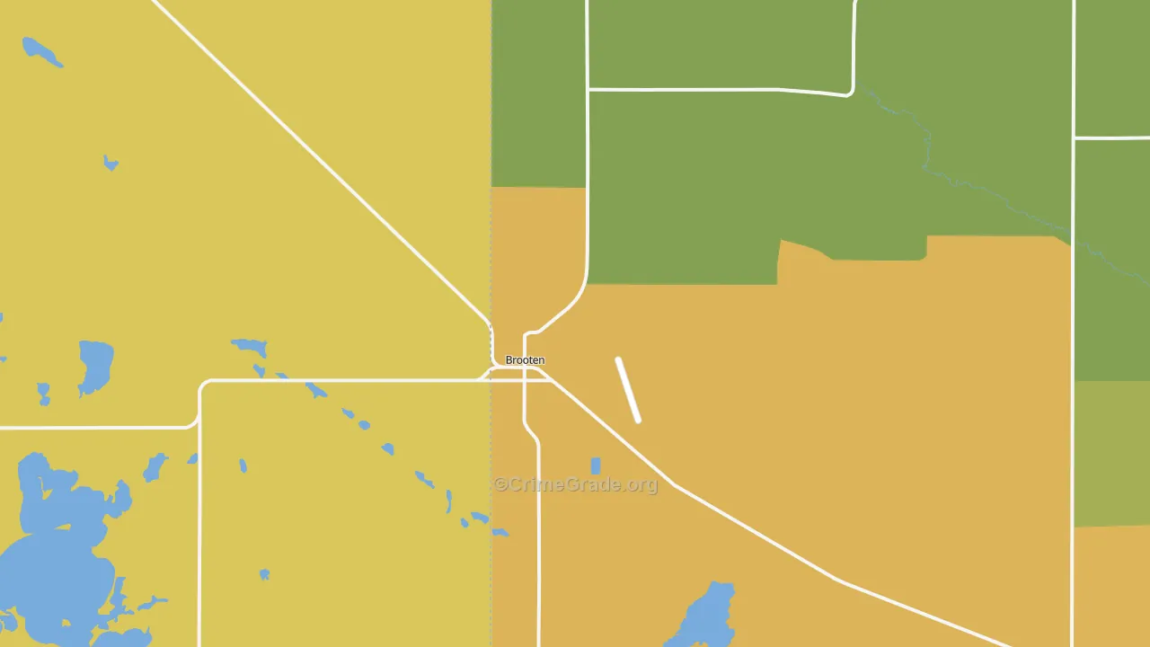 Brooten, MN Map of Assault Rates