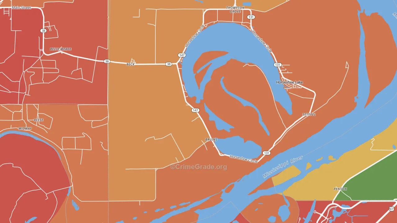 Bruins, AR Map of Assault Rates