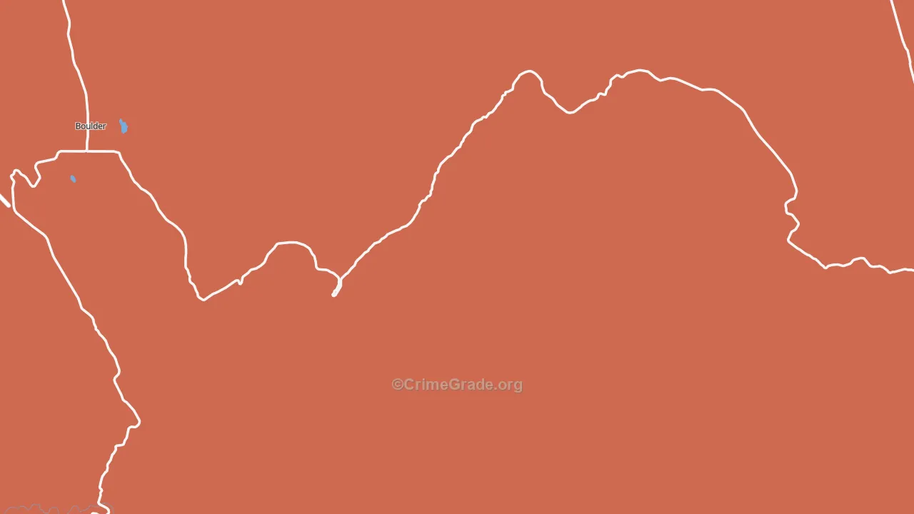 Bryce Canyon, UT Map of Assault Rates